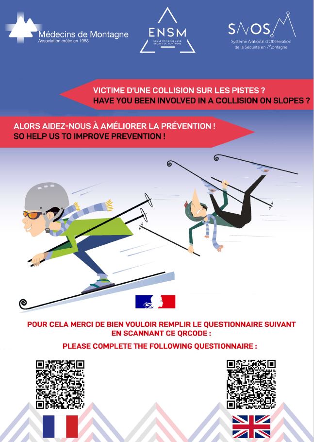 Affiche questionnaire collisions entre usagers